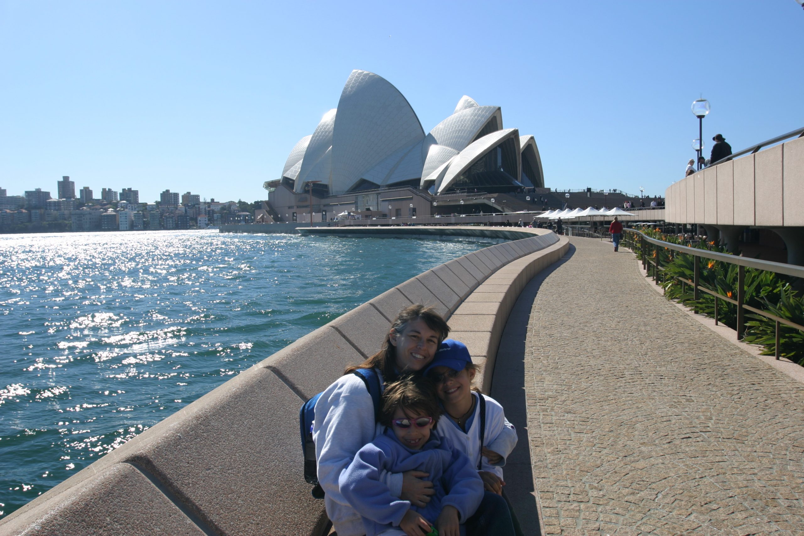 Sydney Opera House and family