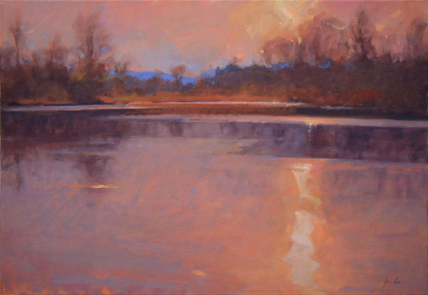 "Pond Light; Sun Dance" by James Coe