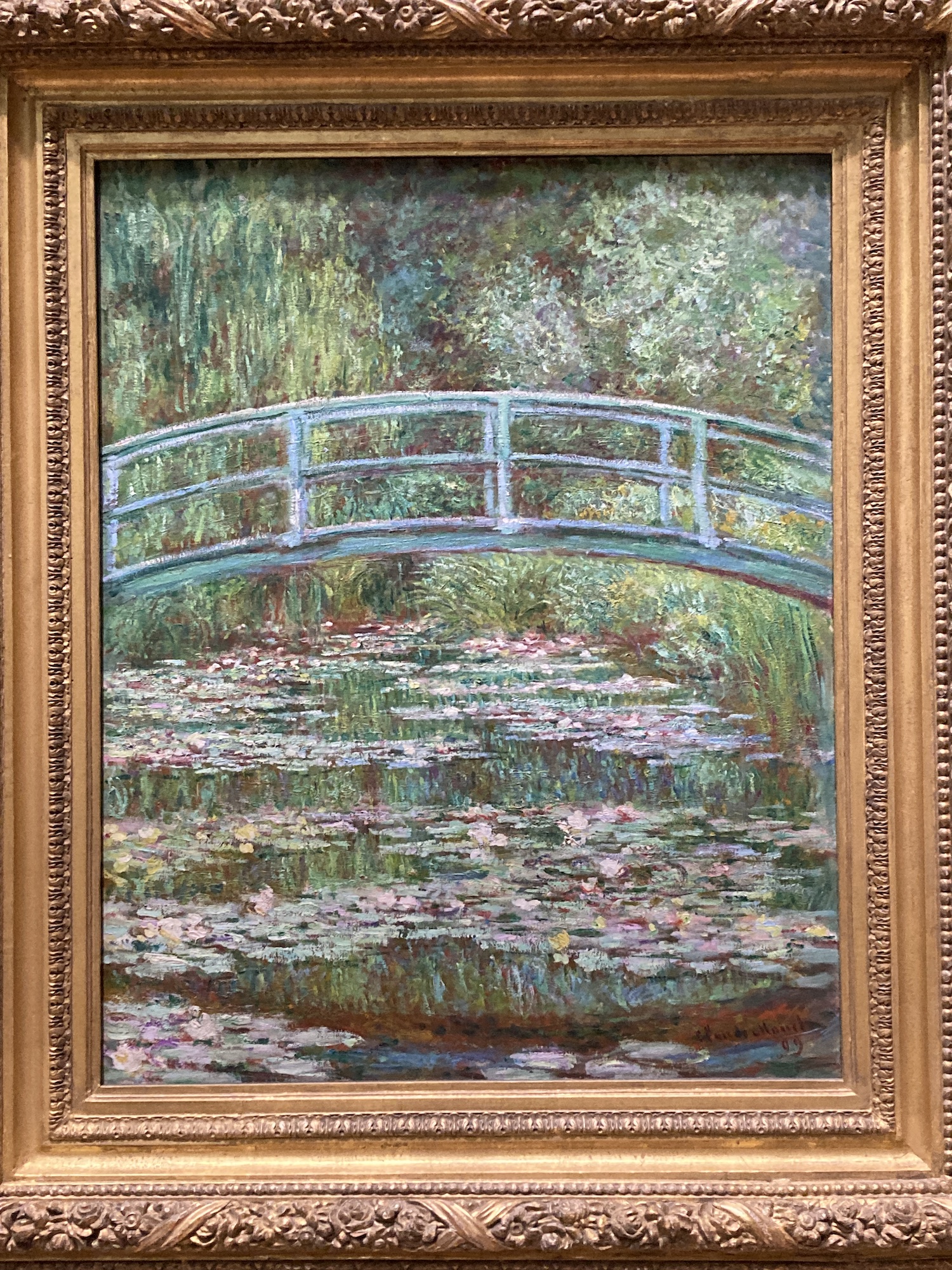 Claude Monet, Bridge over a Pond of Water Lilies 1899, Metropolitan Museum of Art, New York, New York