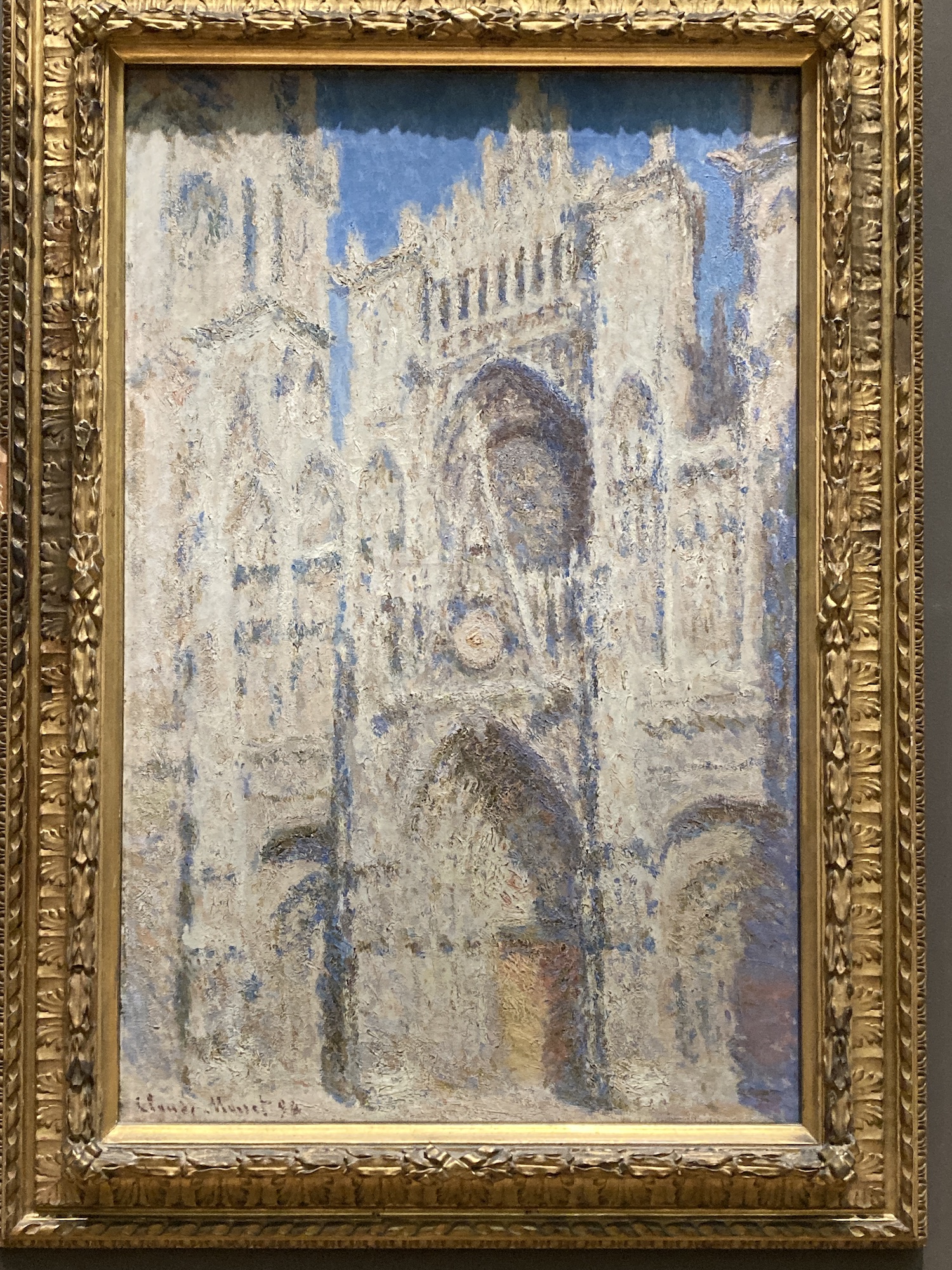 Claude Monet,  Rouen Cathedral: The Portal (Sunlight) 1894, Metropolitan Museum of Art, New York, New York