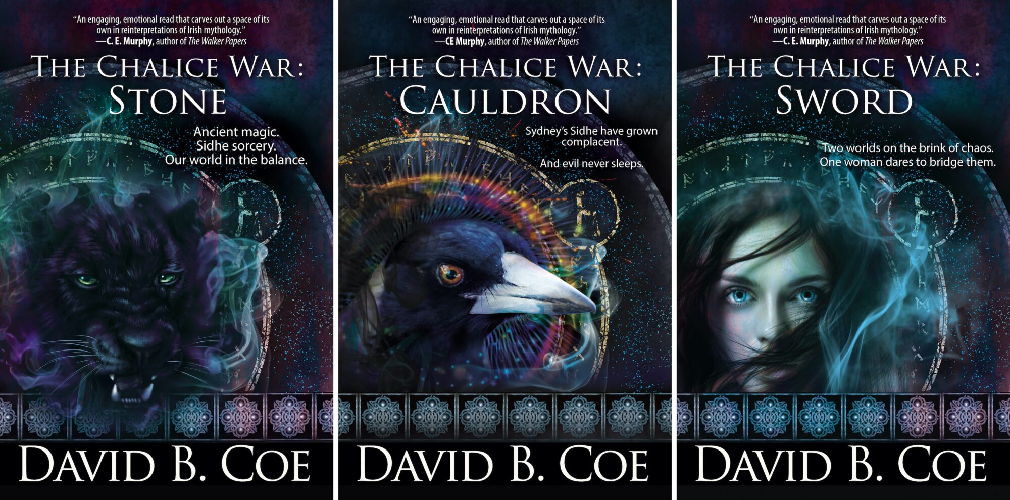 The Chalice War trilogy, by David B. Coe