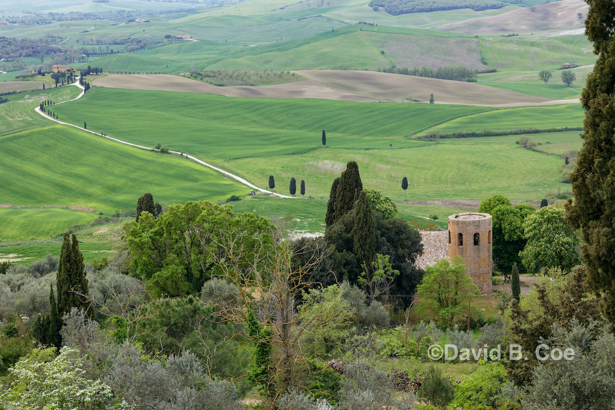 The view from Pienza. Photo by David B. Coe