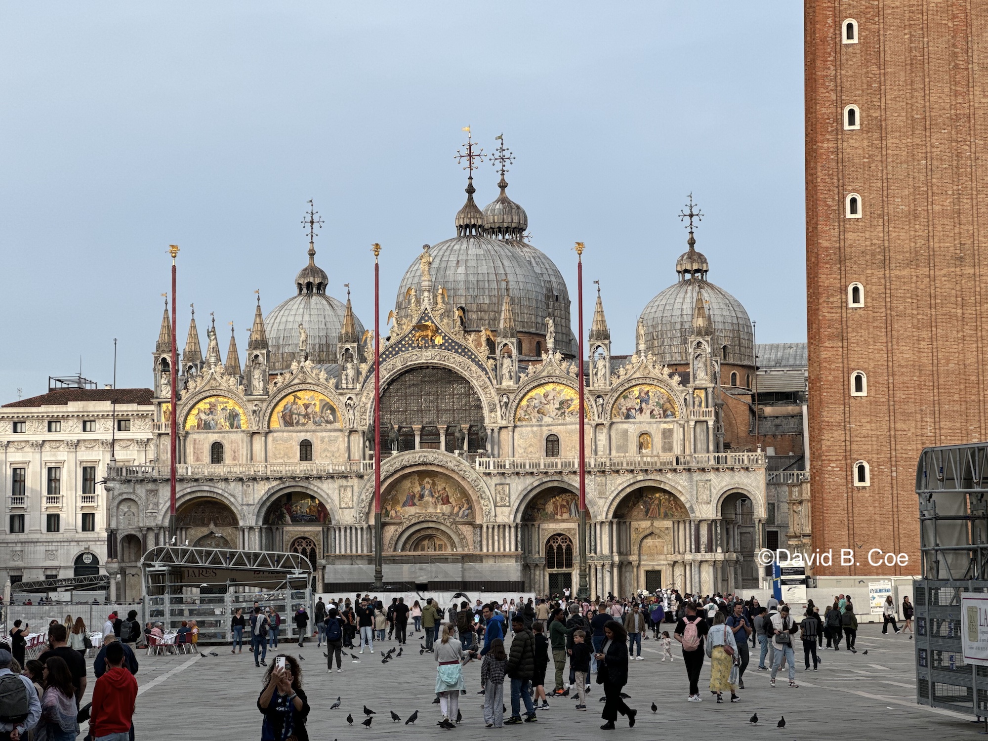 Piazza di San Marco and St. Mark's Basilica, Venice. Photo by David B. Coe