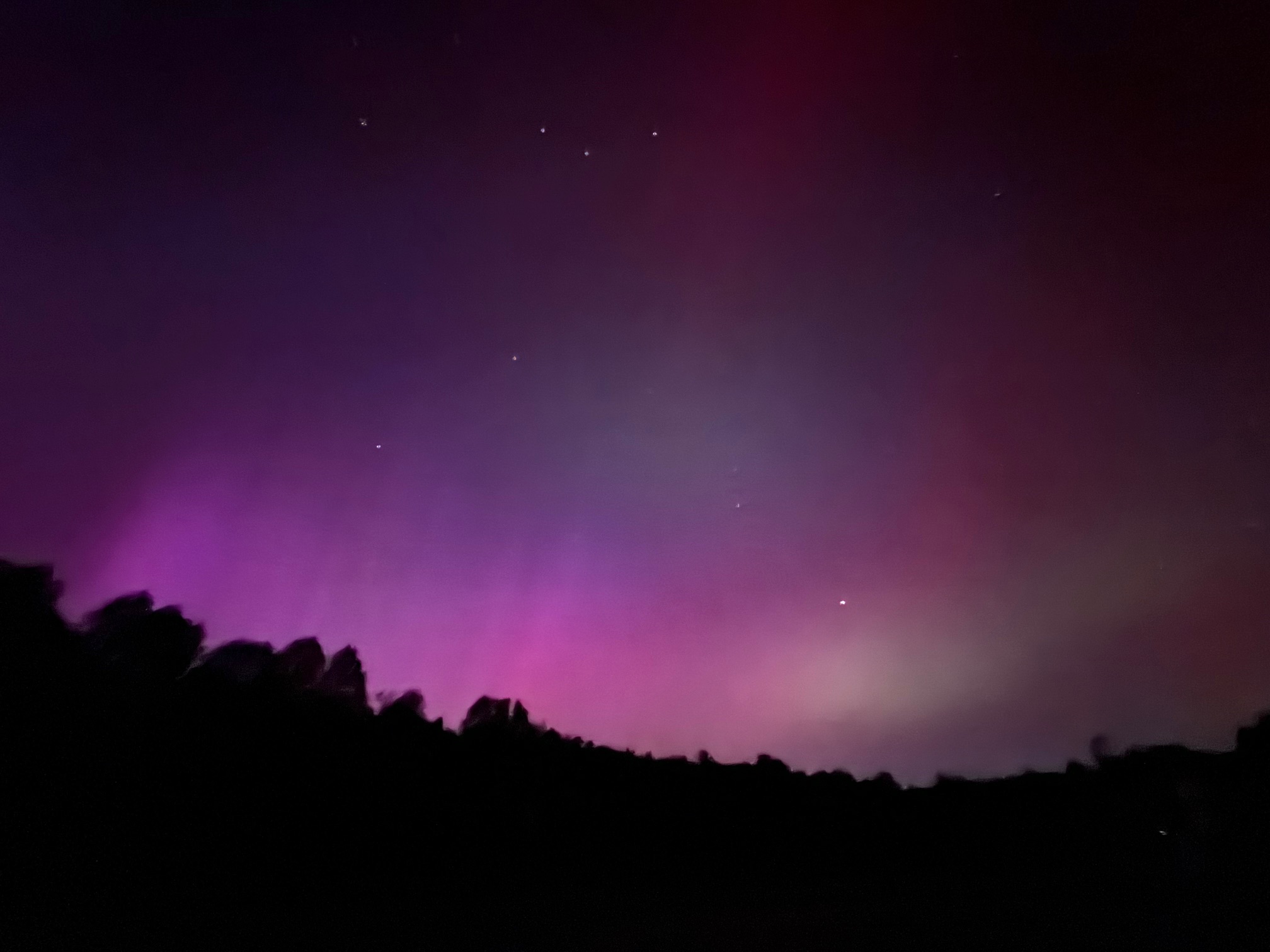 Aurora Borealis, May 10, 2024, photo by David B. Coe